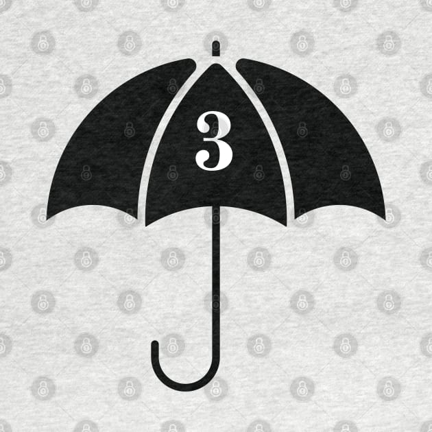 Number 3 Allison Umbrella Academy by Grove Designs